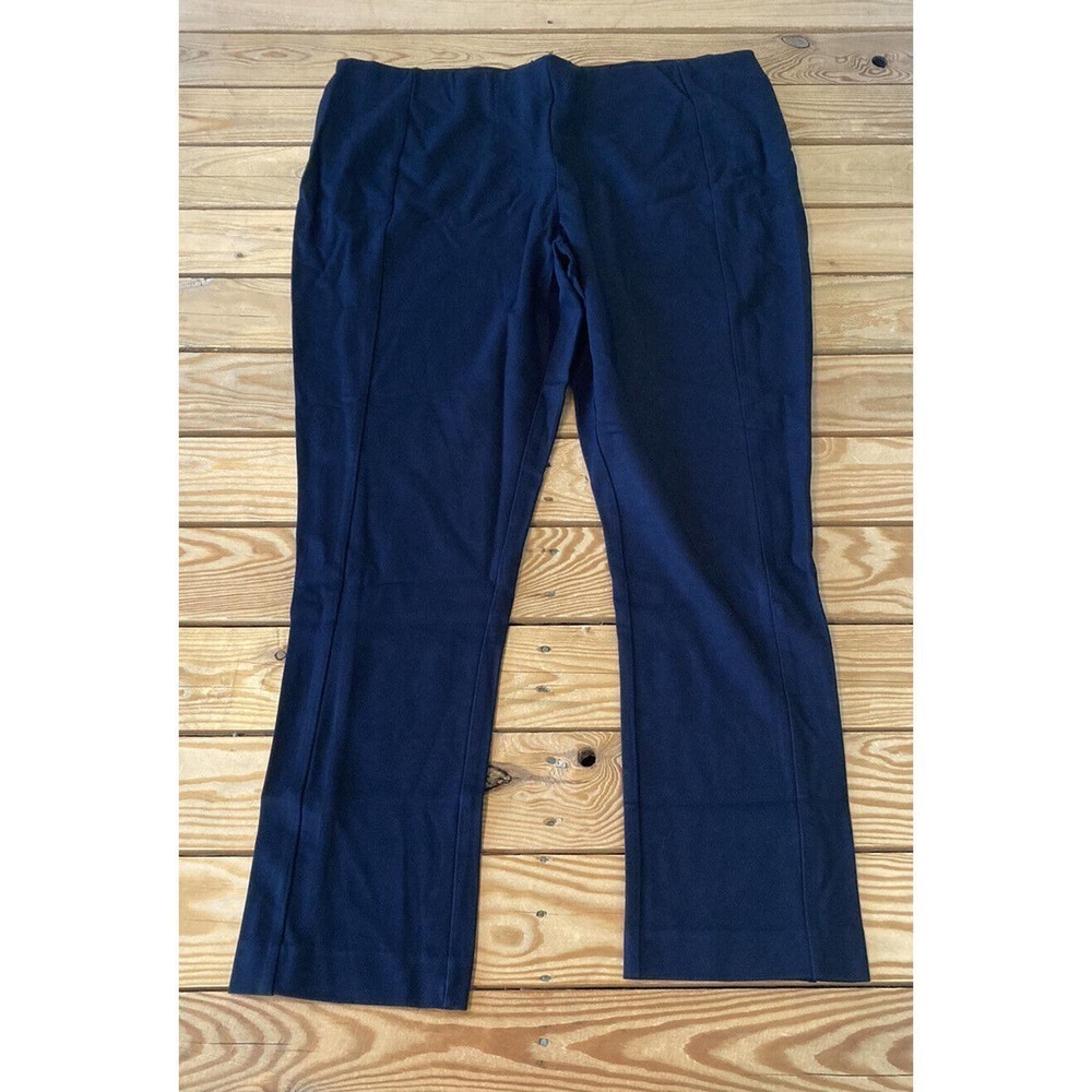 NEW J Jason Wu Ankle Length Knit City Pants Size 20W Women’s Black